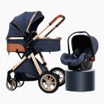 3IN1 Wandelwagen Blauw