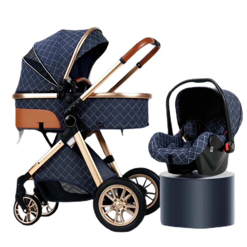Wandelwagen 3in1 Blauw
