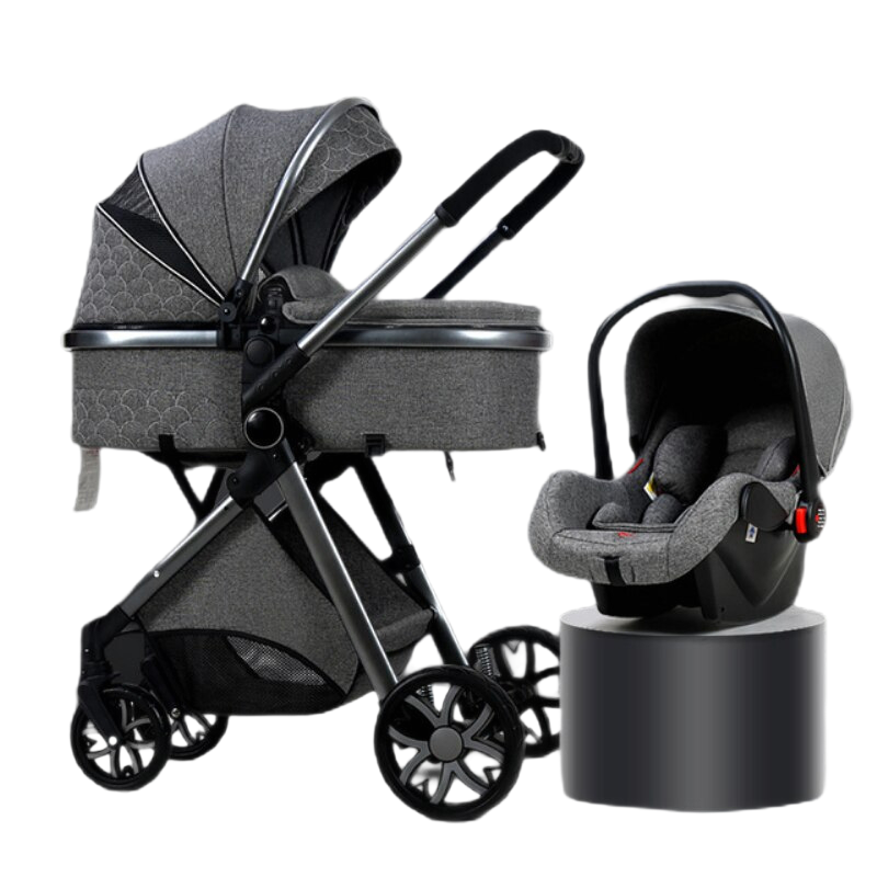 Wandelwagen 3in1 Donker Grijs