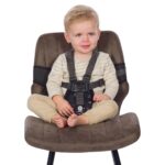 Meeneem Kinderstoel Dooky Travel Chair Romantic Leaves Black