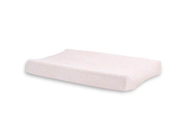Aankleedkussenhoes Jollein Jersey Snake Pale Pink - Afbeelding 1