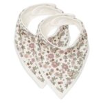 Slabber Bandana Jollein Retro Flowers 2-pack