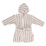 Badjas Jollein Stripe Terry 1-2 jaar Olive Green