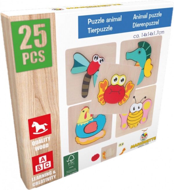 Puzzel Edco Animal Assorti - Afbeelding 1