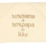 Badcape Petit Villain 50% mama + 50% papa = Ikke Ecru