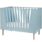 Ledikant Done by Deer 60x120 Blue met Uitvalbeveiliging