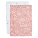 Washandjes Jollein Hydrofiel Paisley&Halo Rosewood 2st