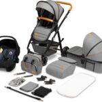 Kinderwagen 3-in-1 Lionelo Amber Stone Grey incl autostoel
