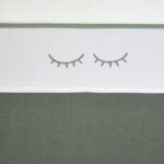Laken Ledikant Meyco Sleepy Eyes 414065 Forest Green