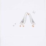 Laken Wieg Little Dutch Little Goose Geborduurd