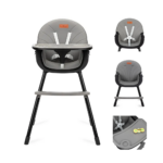 Kinderstoel Momi 3-in-1 Flovi Black