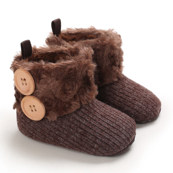 Mini Fashion™ - Altijd Warme Voeten - Kinder Winterschoenen Bruin / 16 (0-6 maanden) | Educatief Speelgoed - Afbeelding 1