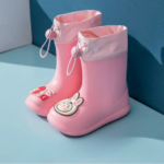 Mini Fashion™ - Waterdicht voor kinderen - Regenlaarzen Roze - Konijn / 17 (5-6 jaar) | Educatief Speelgoed