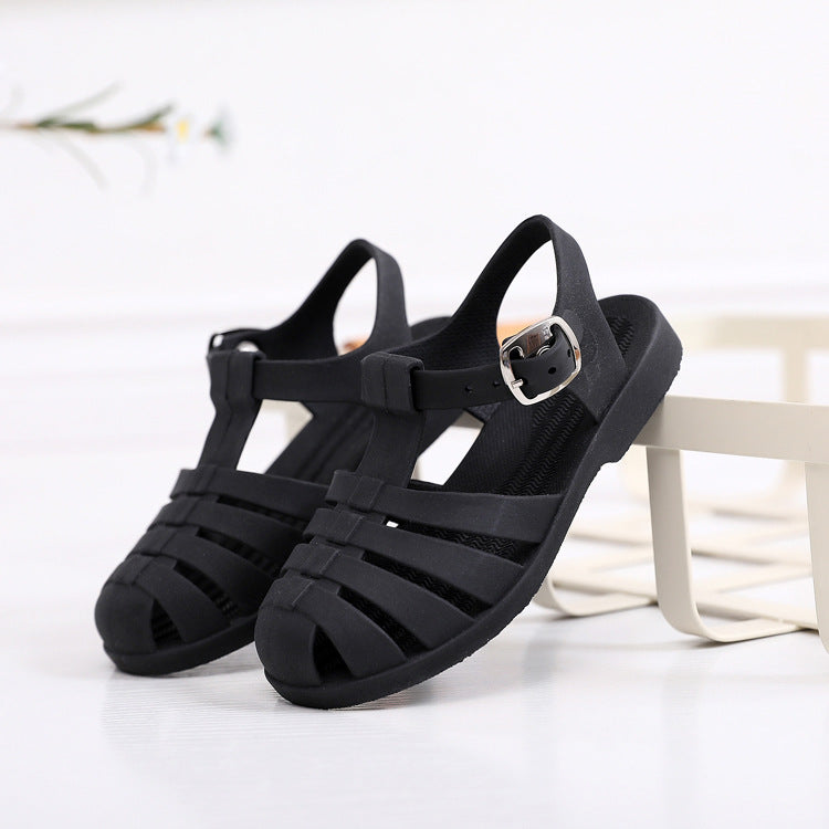 Sa9243c7e0620495bb8265accdfa800ba1 Mini Fashion™ - Sandalen (Zwemschoenen) Zwart / 24 (1-2 jaar) | Educatief Speelgoed - Afbeelding 1