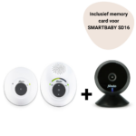 Set | Babyfoon Alecto DBX-115 Eco DECT + Wifi Babyfoon Alecto SMARTBABY5 Black incl. Memory Card