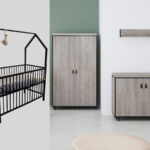 Babykamer Dakota met Ledikant Basic House Black
