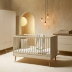 Babykamer Quax Flow Clay/Oak 3-deurskast