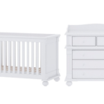 Babykamer Bristol Wit (Ledikant + Commode)