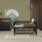 Babykamer Colorfull Home Yara met Ledikant Open Black