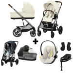 Kinderwagen Cybex Balios S Lux Seashell Beige/Light Beige + Autostoel Cloud G I-Size Plus&Base + Accessoires