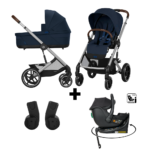 Kinderwagen Cybex Balios S Lux Ocean Blue/Navy Blue  + Autostoel Jacky Pro 360°&Base