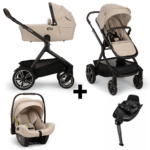 Kinderwagen Nuna DEMI Next Biscotti + Autostoel Nuna PIPA Next Biscotti&Base Nuna 360 System