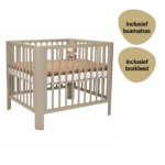 Set | Box Novi at Home® Isabel Sand Incl. Boxmatras en Boxkleed