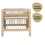 Set | Box Luna Pure Sand Incl. Boxmatras en Boxkleed