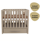Set | Box Patryk met Lade Sand Incl. Boxmatras en Boxkleed
