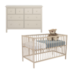 Babykamer Bretagne Basic Naturel (Commode + Ledikant)