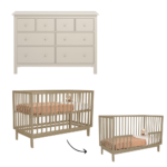 Babykamer Bretagne + Lauren Sand (Commode + Ledikant)