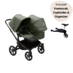 Kinderwagen Bugaboo Donkey5 Duo Ultimate - Black/Forest Green