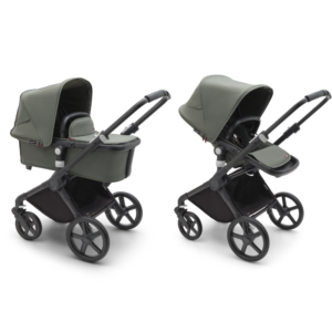 Kinderwagen Bugaboo Fox Cub Compleet Black/Forest Green