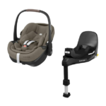Autostoel Maxi-Cosi Pebble 360 Pro2 Twillic Truffle + Isofixbase Maxi-Cosi Familyfix Pro 360 Slidetech