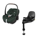 Autostoel Maxi-Cosi Pebble 360 Pro2 Twillic Green + Isofixbase Maxi-Cosi Familyfix Pro 360 Slidetech
