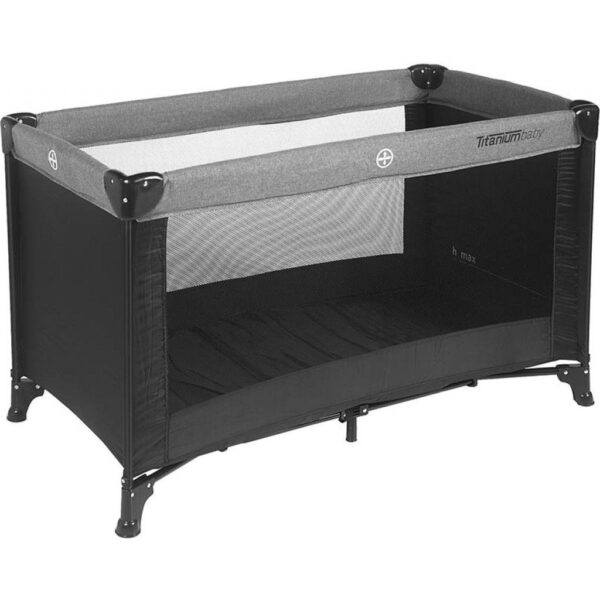 Campingbed Titanium Baby Black - Afbeelding 1