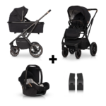 Set | Kinderwagen Cavoe Axo Style Meteorite + Autostoel&Adapterset