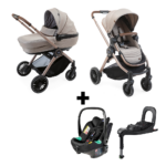 Kinderwagen Chicco Trio Best Friend Pro Comfort Desert Taupe incl. I-size Autostoel&Base Kiros