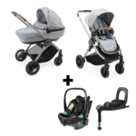 Kinderwagen Chicco Trio Best Friend Pro Comfort Silverleaf incl. I-size Autostoel&Base Kiros