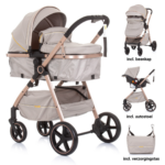 Kinderwagen Chipolino Misty Sand met Autostoel Chipolino Sand