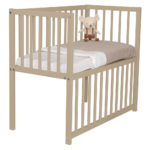 Co-Sleeper Colorfull Home Dewi Linea Classic Open Taupe