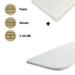 Set | Matras Co-Sleeper Best Sleep 48x82 Comfort Plus + Topper Delux Oxi Proof