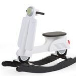 Schommel Scooter Childhome Zwart/Wit