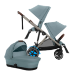 Duo Kinderwagen Cybex e-Gazelle S Stormy Blue/Light Blue