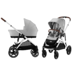 Kinderwagen Cybex Gazelle S Lava Grey/Mid Grey - Silver Frame