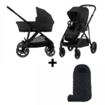 Kinderwagen Cybex Gazelle S Moon Black/Black met Voetenzak