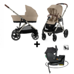 Kinderwagen Cybex Gazelle S Almond Beige/Beige + Autostoel Jacky Pro 360°&Base