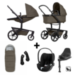Kinderwagen Joolz Day5 Hazel Brown Special Edition + Autostoel Cloud T, Base&Accessoires