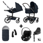 Kinderwagen Joolz Day5 Navy Blue + Autostoel Cloud T, Base&Accessoires