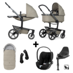 Kinderwagen Joolz Day5 Sage Green + Autostoel Cloud T, Base&Accessoires